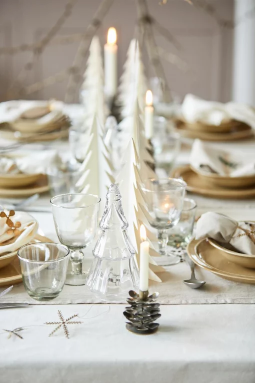 Скатертина, 150*250 см, бавовна, колір Вершковий крем