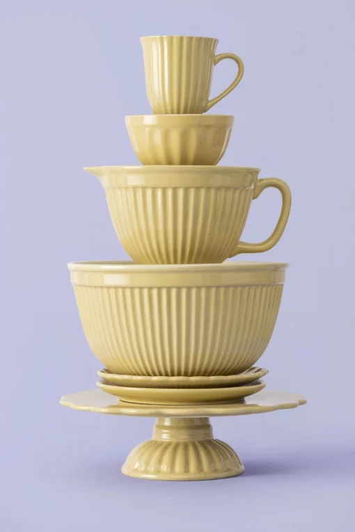 Чаша для замішування та випікання, 1,6 л, кераміка, колір пшенична солома