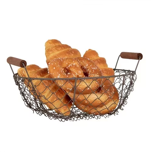 Металевий кошик з ручками, 27*9/14 см