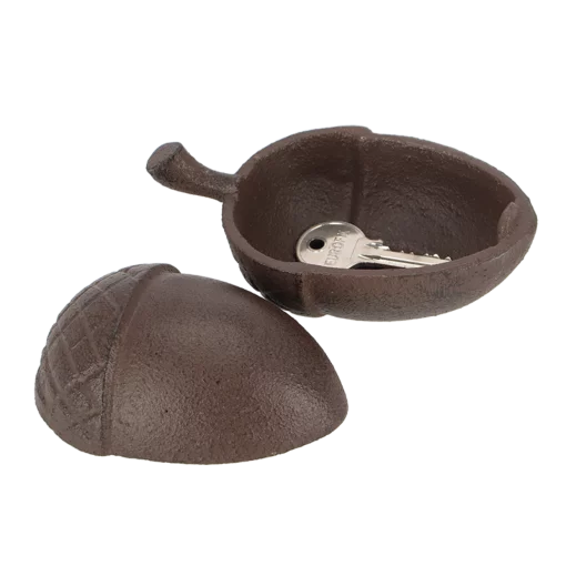 Ключниця &laquo;Жолудь&raquo;, L 7.7 x D 13.1 x H 7.1 см, чавун