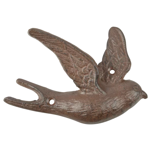 Гачок &laquo;Пташка&raquo;, Д 14,6 x Г 5,1 x В 9,9 см, чавун