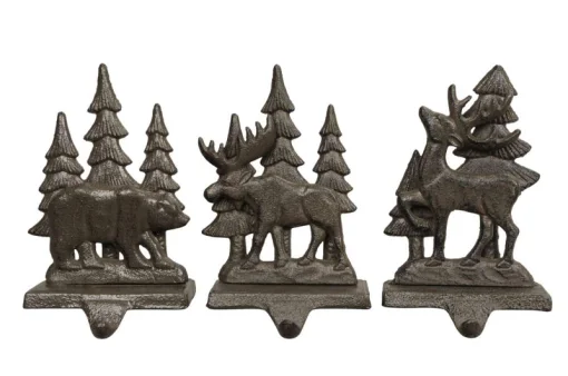 Гачок на камін, поличку, 12x8xH20,5см, чавун