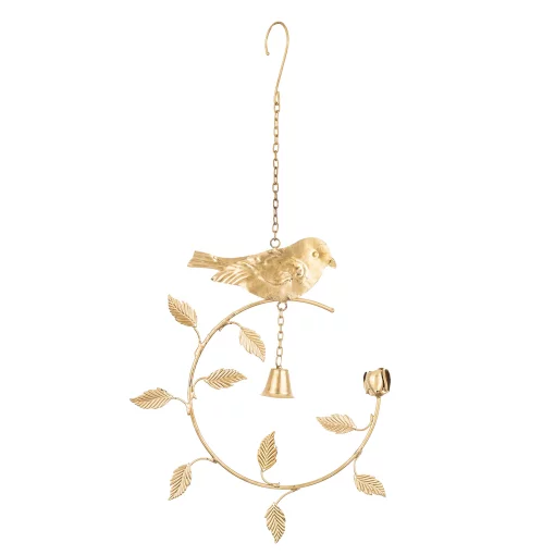 Підвіс &laquo;Дзвоник з пташкою&raquo;, 39x20x3 см, метал